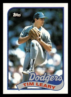 Tim Leary 1989 Topps #249 Los Angeles Dodgers Baseball *144B - Image 1 of 2