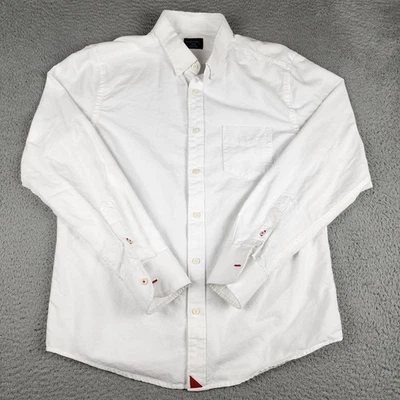 Untuckit Shirt Mens Large White Slim Fit Long Sleeve Button Down Casual Business - Image 1 of 4