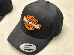 Harley-Davidson Hardtop Men's Motorcycle Embroidered Skull Baseball Cap Black - Picture 1 of 7