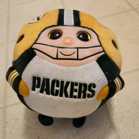 Green Bay Packers NFL Football Beanie Ballz Stuffed Animal by TY Cover