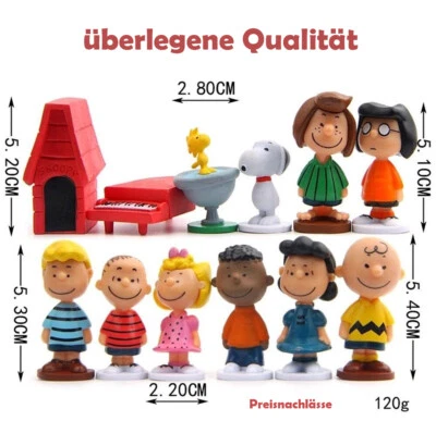 2 Stk. Snoopy Die Peanuts Figuren Sammlung Charlie Brown Linus Comic Serie Puppe - Bild 1 von 4