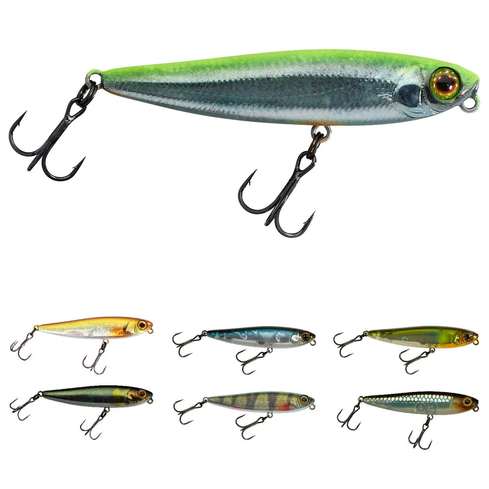 Illex Chubby Pencil 55 Stickbait 5,5cm 3,1g Topwater Köder Wobbler Barsch Zander - Bild 1 von 1