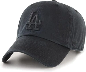 47 Brand Los Angeles Dodgers Black Clean Up Adjustable Cap - Picture 1 of 2