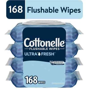 Cottonelle Salviette Lavabili Ultra Fresche, 4 Confezioni Flip-Top. SPEDIZIONE GRATUITA - Foto 1 di 8