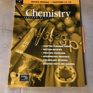 Chemistry Review Module Chapter 13-16 Addison-Wesley with Answer Key - Picture 1 of 10