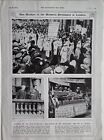 1916 WWI WW1 Imprimé Guerre Travailleurs Femmes Procession London Secrétaire Mr