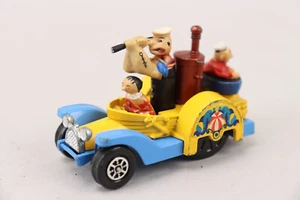 VTG Corgi Juniors Whizzwheels Popeye Paddle Wagon Diecast w/Olive Wimpy EX Cond! - Picture 1 of 7