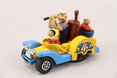 VTG Corgi Juniors Whizzwheels Popeye Paddle Wagon Diecast w/Olive Wimpy EX Cond! - Image 1 of 4