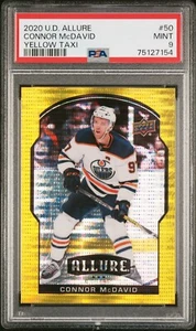2020 UD Allure Connor McDavid Yellow Taxi #50 PSA COME NUOVO 9 - Foto 1 di 2