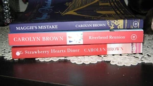 Carolyn Brown Lot of 3 Novels "Riverbend Reunion" +2           M-756 - Bild 1 von 5