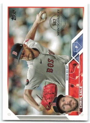 2023 Topps #333 Chris Sale Boston Red Sox Montgomery Club Set - Image 1 of 2