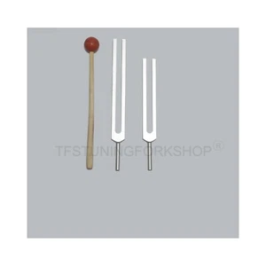 Juego de diapasones Phi Ratio D 288 y 468 Hz con mazo y bolsa para curación de sonido - Imagen 1 de 1