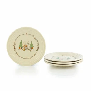 Fiesta® 9" Round Luncheon Plates - Set of 4 | Fall Forest - Picture 1 of 7