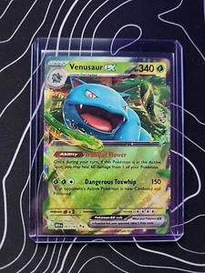 JCC Pokémon Venusaur ex - Escarlata y Violeta 151 003/165 Holo Doble Raro - Imagen 1 de 3