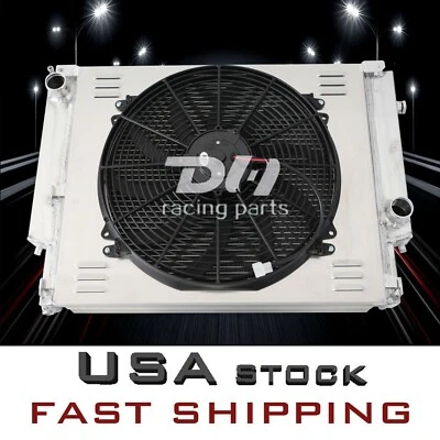 Radiador + cubierta + ventilador para BMW Serie 3 320i 323i 325i 328i E30 E36 L6 MT 1988-1999 Foto 1 de 4