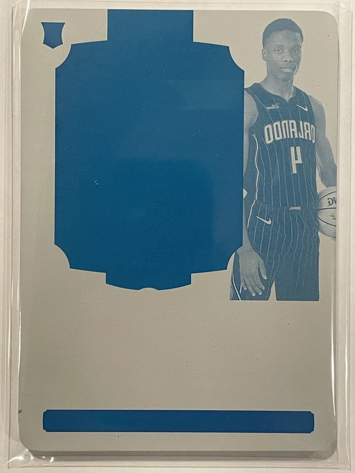 Nico Mannion 2022 Panini Natioanl Treasures Cyan Printing Plate 1/1 SSP NBA #119 - Image 1 of 2