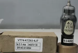 KTZ63 VT74 6J7 GEC=Western Electric 348A Made in England AVO 160 Tested - Picture 1 of 7