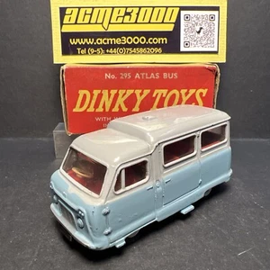 1964-69 Dinky Toys - 295 ATLAS KENEBRAKE BUS - blau/grau - OVP - Bild 1 von 19