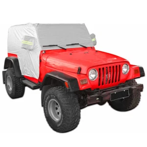 For Wrangler TJ 1997-2006 Car Half Cover Waterproof UV Protection Rain For Jeep - Picture 1 of 11