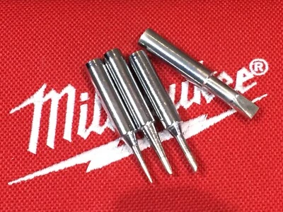 Paquete de 4 puntas de soldador de repuesto Milwaukee M12 para 2488-20  Foto 1 de 2