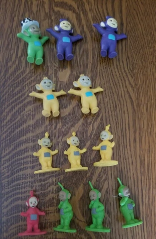 Teletubbies Ragdoll Figure Lot Vintage Toys/Cake Topper Cover