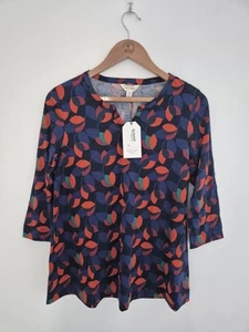 Seasalt Risso Jersey Top - Layered Tulips Tomato - Size uk 10 BNWT - Picture 1 of 6