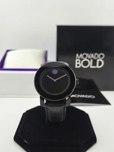 Reloj Movado Bold para mujer esfera negra detalles morados - 3600528 (precio de venta sugerido por el fabricante 495 USD) - Imagen 1 de 8