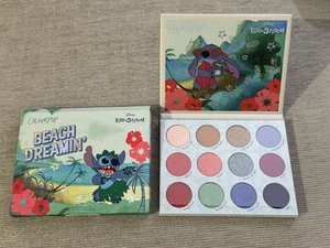 2025 Colourpop X LILO And Stitch Eyeshadow Palette New Beach Dreamin’ Kids NEW! - Picture 1 of 8