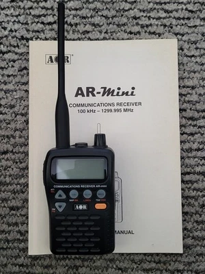 AOR AR Mini Hand Held Receiver 100 kHz - 1299.995 MHz Boxed With Instructions - Image 1 of 3