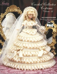 1853 Charleston Bride (Barbie) - Crochet Instruction Booklet - Picture 1 of 2