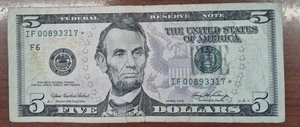 $5.00 2006 Total Printed 4,224,000 Only - Picture 1 of 1