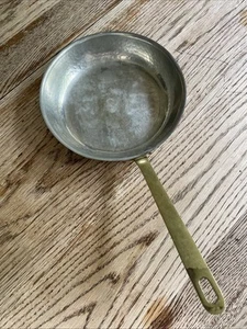VTG Cordon Bleu BIA France Hammered Copper Sauté Pan #22 Brass Handle - Picture 1 of 10