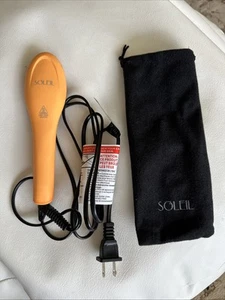 Soleil Hair Tools Mini Heat Brush Straightener in the color Apricot - Picture 1 of 3