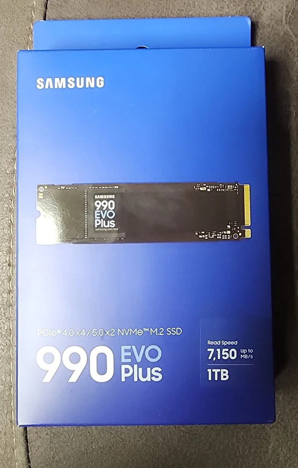 Samsung 990 Evo Plus SSD 1 TB, Pcie Gen 4x4, Gen 5x2 M.2 velocidades de hasta 7.150 Foto 1 de 1