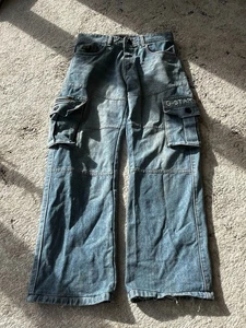 Vintage SEXY Washed Junya Watanabe  Style G-Star Baggy Crazy Cargo Jeans - Picture 1 of 9