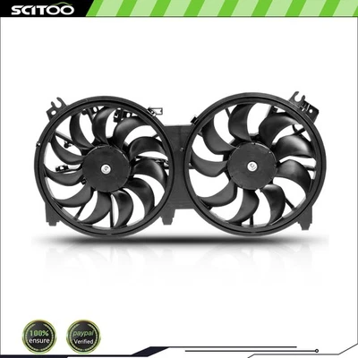 Ventilador de refrigeração preto radiador Nissan Altima 2007 2008 2009 2010 11-2018 620-453 - Imagem 1 de 4