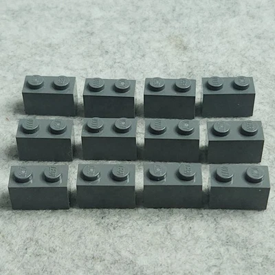 LEGO Ladrillo 1x2 Parte 3004 Gris Azulado Oscuro Lote de 12 Nuevos Foto 1 de 4