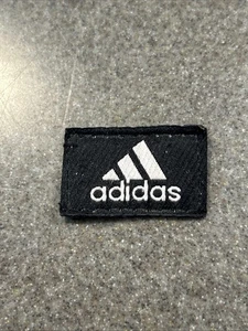 Classic Adidas Embroidered 1 X 1 1/2” Logo Sew On Patch Black White - Picture 1 of 4