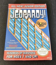 Jeopardy Junior Edition (Nintendo NES) NEW Factory Sealed 