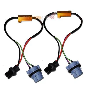 2pcs 7440 T20 Hyper Flash Error Fix Canbus Wiring LED Turn Signal Light - Foto 1 di 3