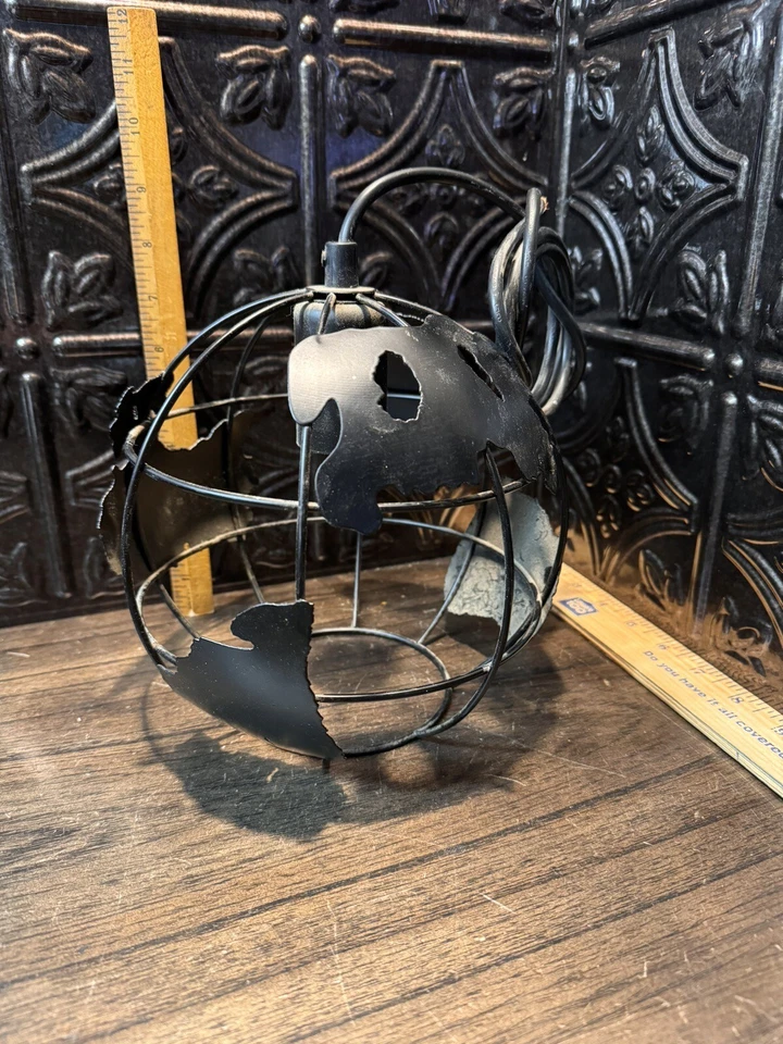 Lámpara de araña colgante simple estilo vintage industrial luz globo Foto 1 de 4