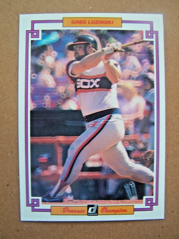 1984 Donruss Grand Champions GREG LUZINSKI #13 CHICAGO WHITE SOX Baseball Card - Image 1 of 1