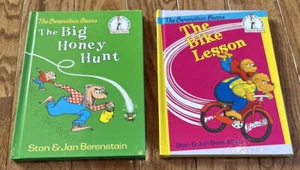 The Berenstain Bears by Stan/Jan Berenstain Hardcover Big Money Hunt Bike Lesson - Picture 1 of 2
