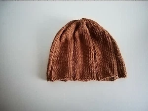Braune Mütze im DJ-Stil aus Baumwolle (Ben, DJ-Ötzi, Beanie) - Picture 1 of 1