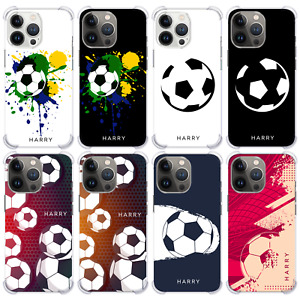 Football Boys Personalised Phone Case Shockproof Cover For iPhone 14 15 13 12 11