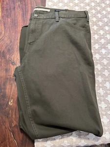 Banana Republic Slim Traveler Pant 2.0 Twill Green 38 X 34 Read Description - Picture 1 of 5