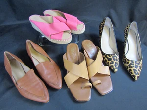 FRANCO SARTO WOMEN'S SZ 11M LEATHER SHOES CHOICE SLIDE SANDALS PUMPS OR LOAFERS - Picture 1 of 50