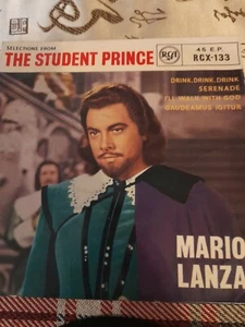 MARIO LANZA - selections from THE STUDENT PRINCE 7" E.P - Picture 1 of 2