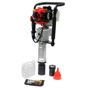 52cc Gas Powered Pile Driver T Post Pole Fence Portable 2 Stroke Fencing Hammer - Picture 1 of 10
