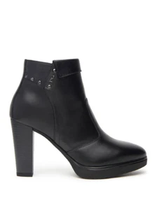 SCARPE TRONCHETTO DONNA NERO GIARIDNI I411210D PELLE 100 NERO ORIGINALE AI 2025 - Picture 1 of 4